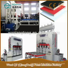 Double sides short cycle press/ 4x8 furniture board hot press machine/ double sides laminating hot press